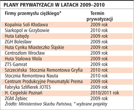 120 firm w kolejce do prywatyzacji