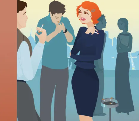 Korzyści z wymykania się w pracy na papierosa