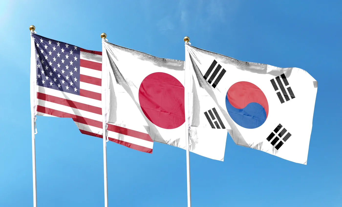 USA, Japonia i Korea Południowa