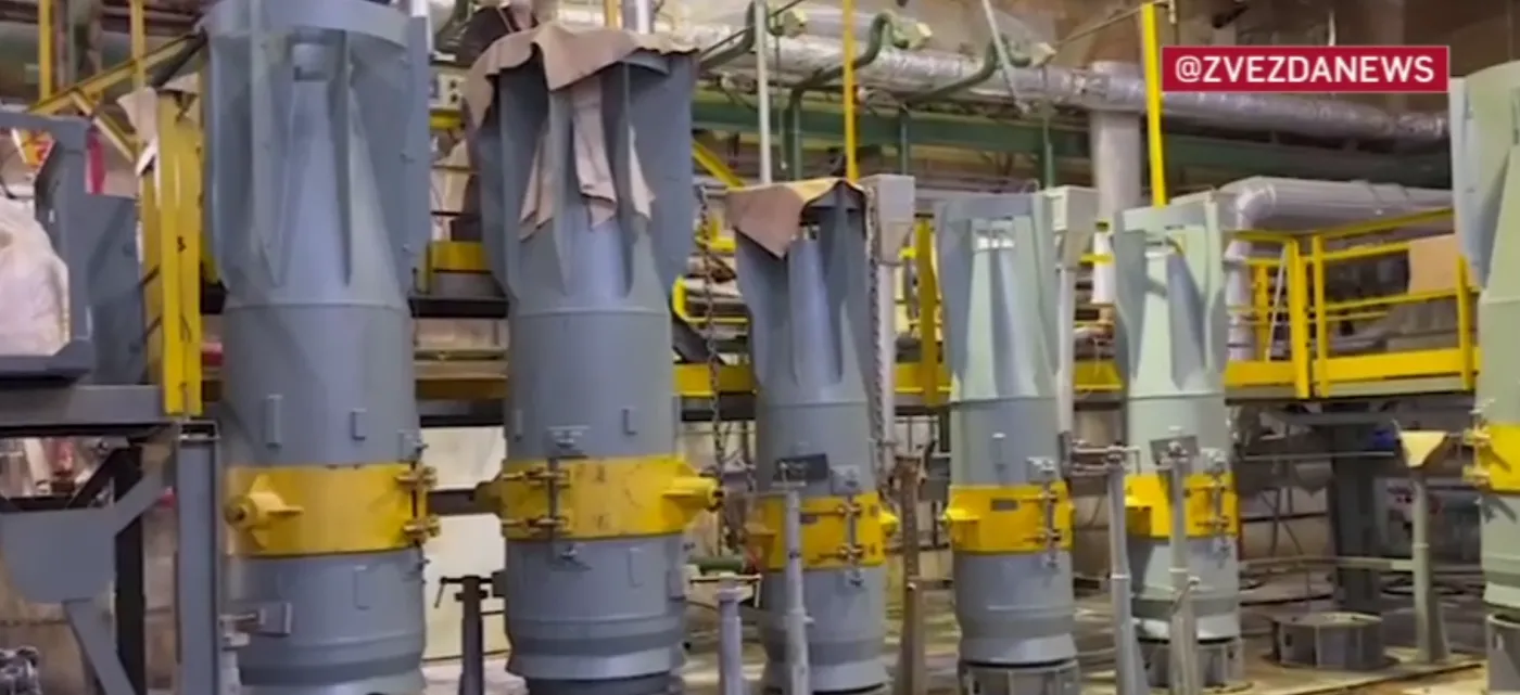 Asortyment rosyjskich bomb