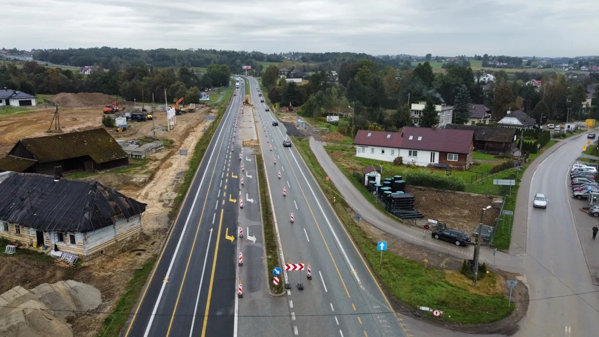 budowa węzła Krzyszkowice