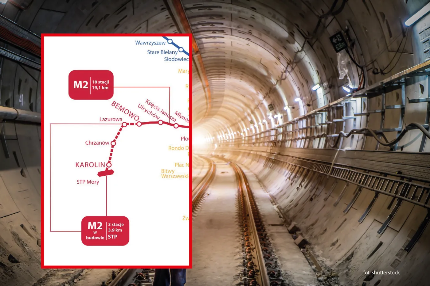 M2 - ostatni odcinek Bemowo
