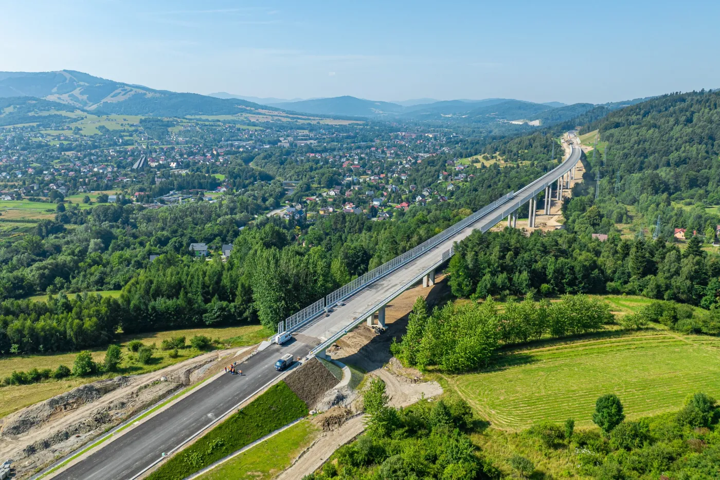 Węgierska Górka - budowa S1
