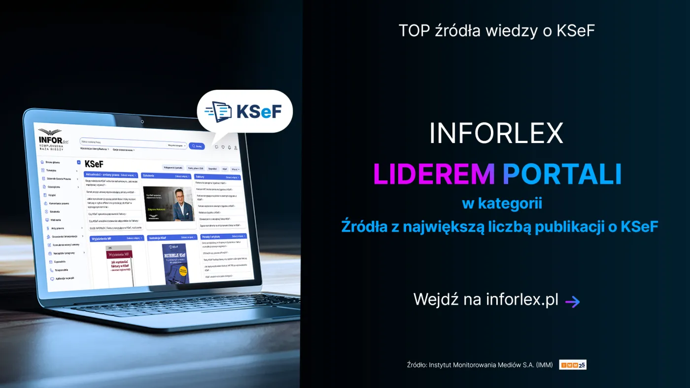 Grupa INFOR na czele rynku informacji o KSeF: INFORLEX i DGP wśród liderów