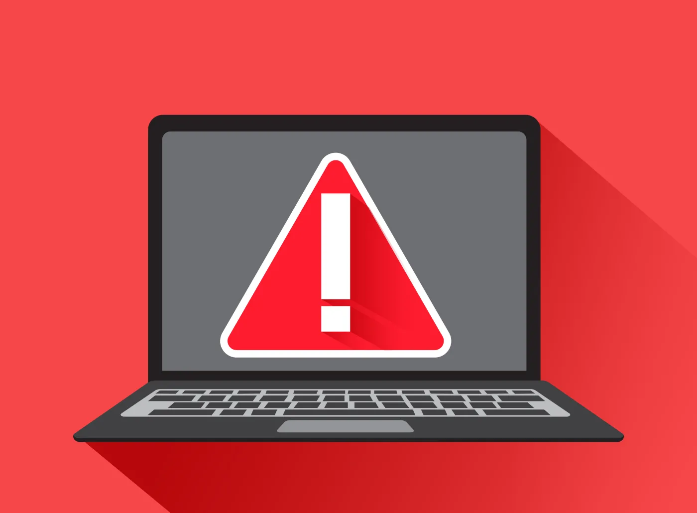 Concept,Of,Malware,Notification,Or,Error.,Red,Alert,Warning,Of