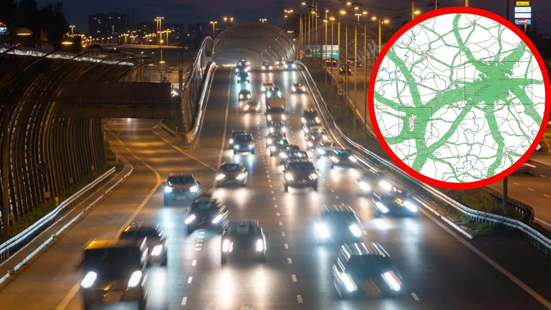 To najbardziej zatłoczona droga w Polsce. Prawie 200 tys. samochodów dziennie