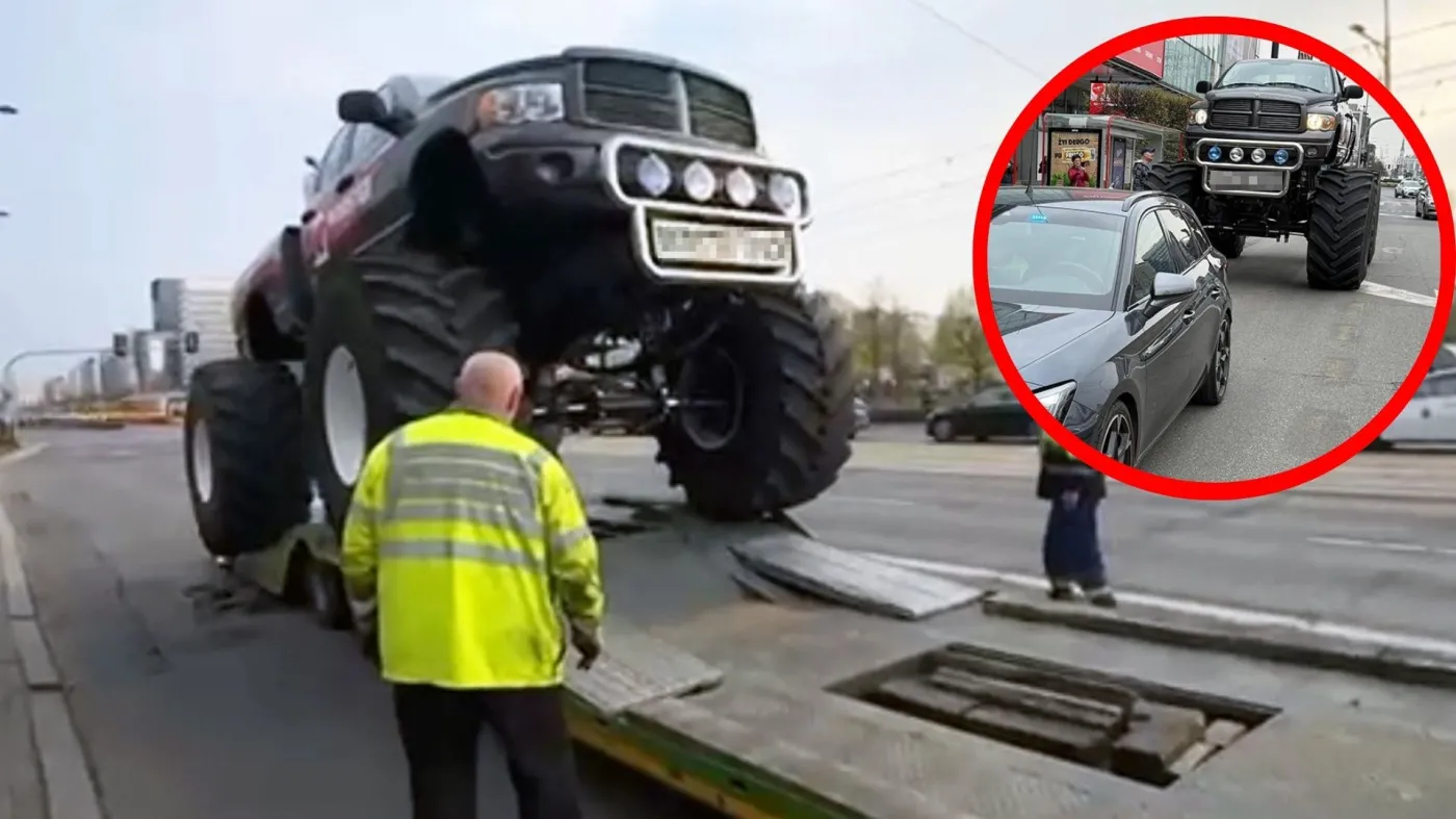 Monster truck w Warszawie
