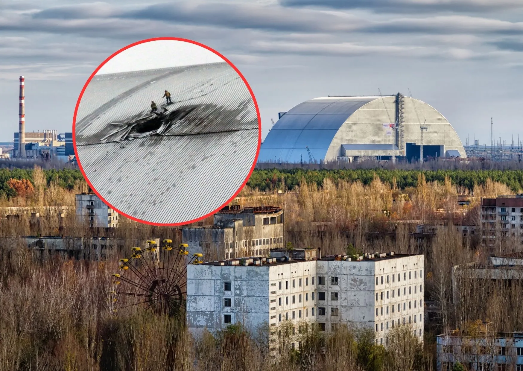 Rosja wysłała rakiety i drony na Czarnobyl. Ukraińcy milczeli do tej pory