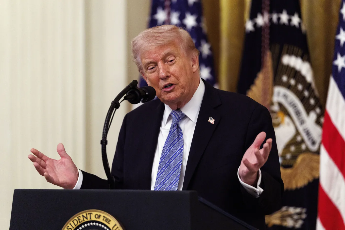 US President Donald Trump attends Small Business Summit at the White House