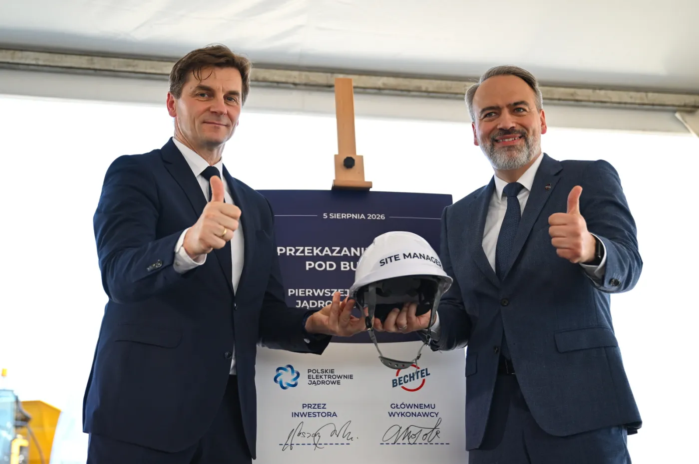 Przejęcie terenu budowy pierwszej w Polsce elektrowni jądrowej