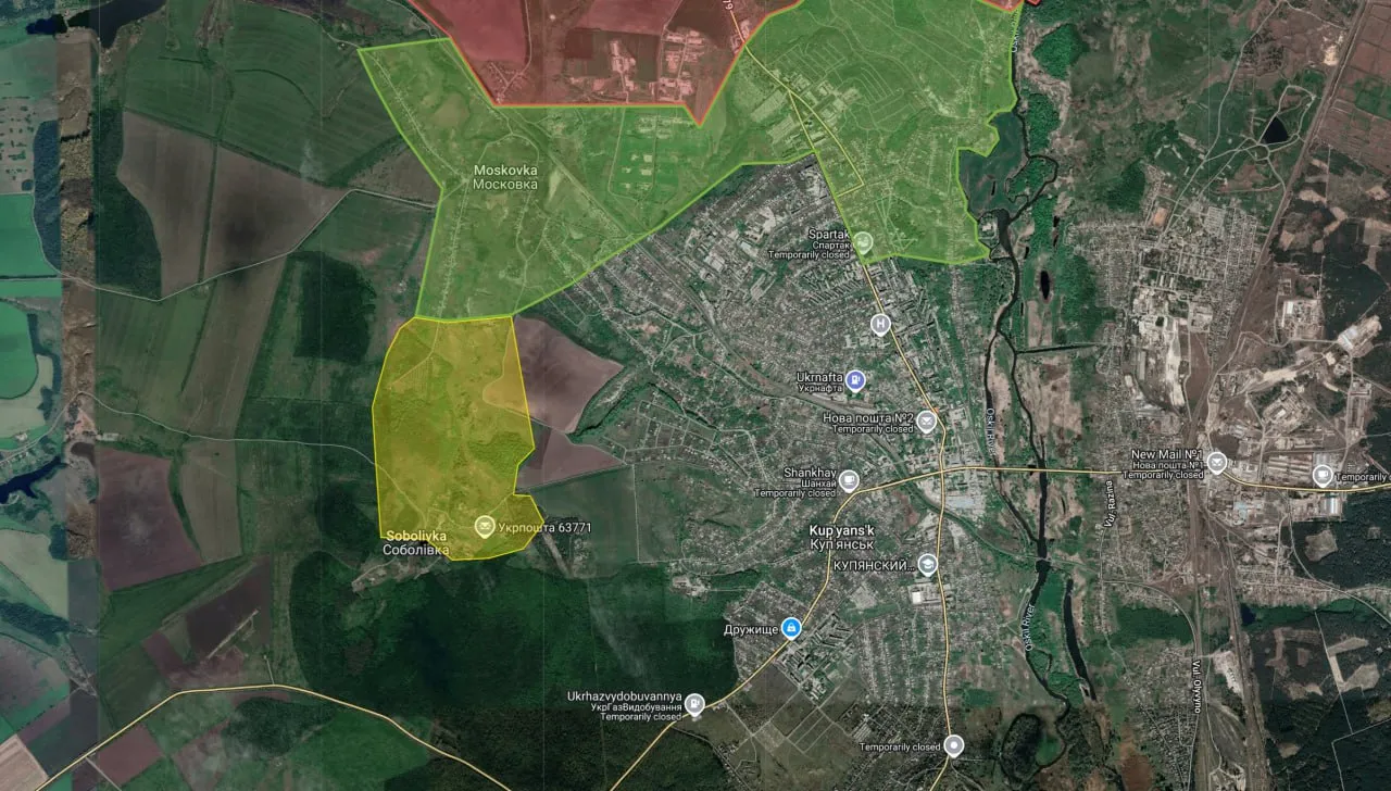 Obejście Kupiańska z zachodu