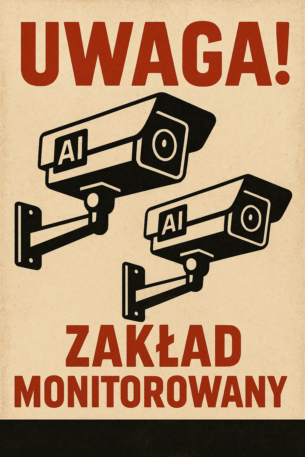 Zakład monitorowany a AI