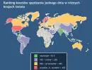 Ranking kosztów spędzenia jednego dnia w różnych krajach świata - graf. Artweb-Media, z materiałów prasowych Tanie-Loty.com.pl