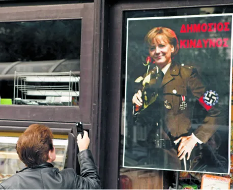 Taka forma protestu przeciw hegemonii Niemiec to w Grecji norma