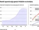 Banki ograniczają apetyty Polaków na kredyty