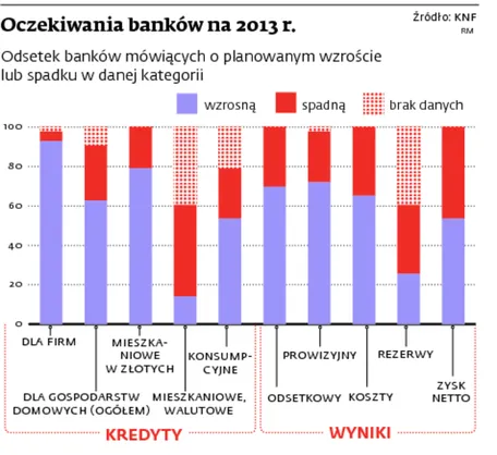 Oczekiwania banków na 2013 r.
