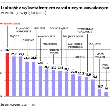 Wykształcenie zawodowe zwiększa szanse na zatrudnienie