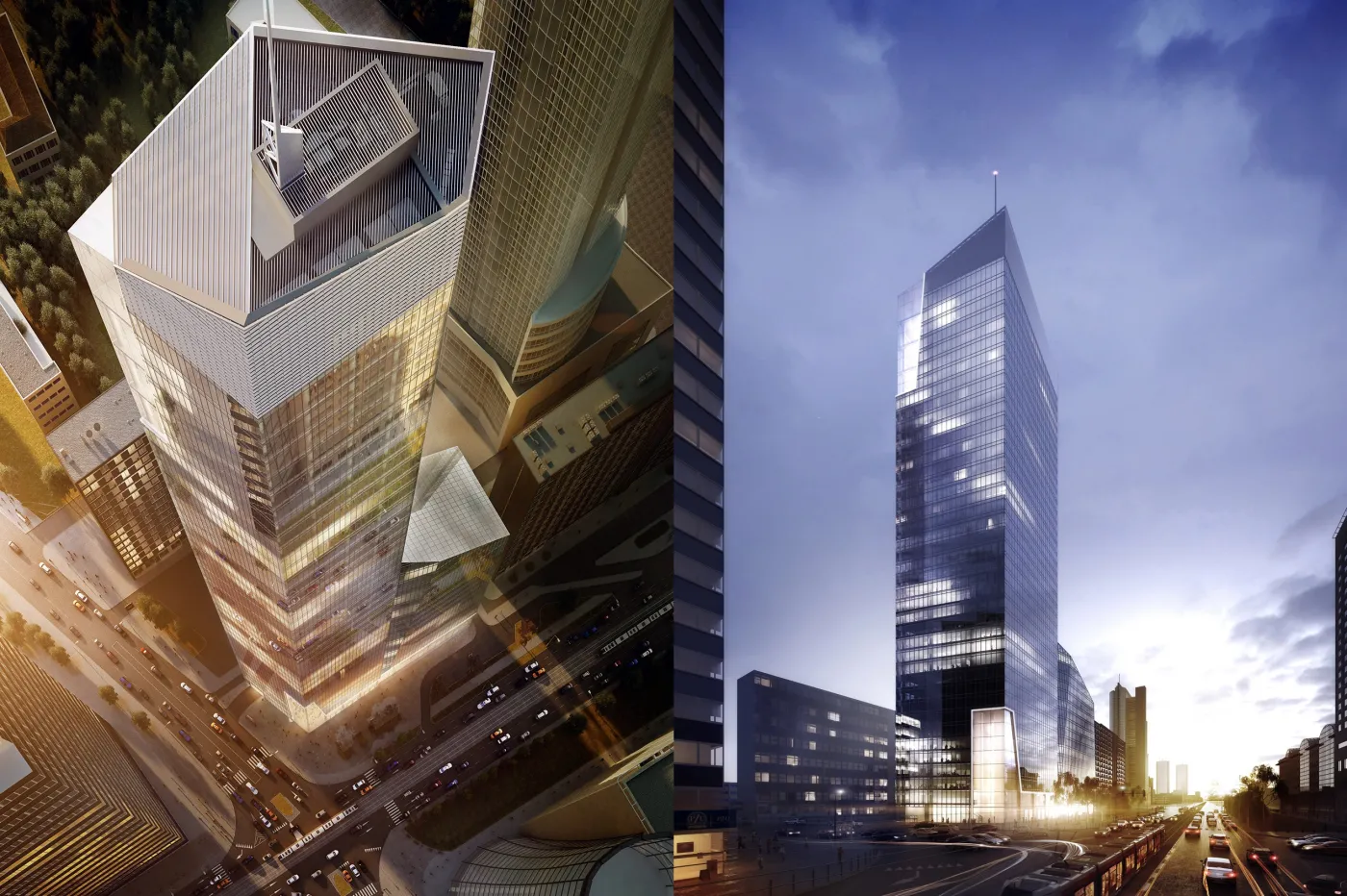 Jak zmieni się panorama Warszawy? Oto przegląd planowanych wieżowców w stolicy