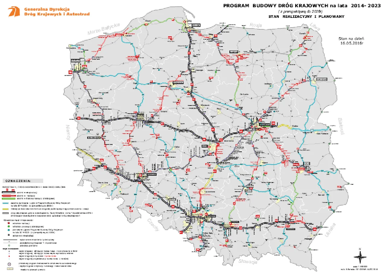 2000 km autostrad i 5650 km ekspresówek. Rząd przyjął rozporządzenie ws. sieci dróg