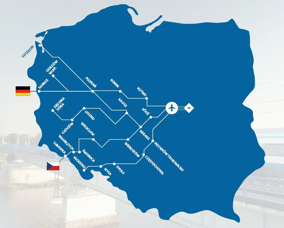 Szprychy nr 8, 9 i 10 (Łódzkie, Opolszczyzna, Dolny Śląsk, Wielkopolska i Lubuskie)