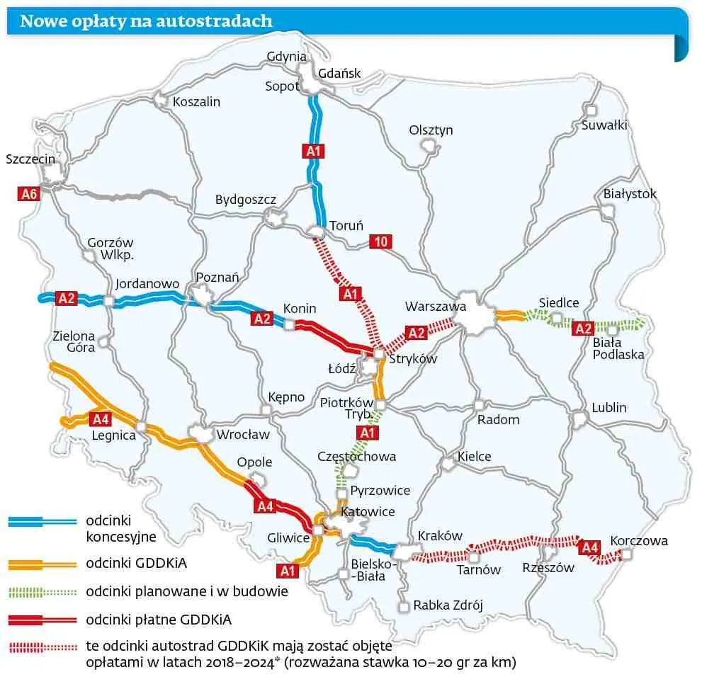 Nie zapłacisz, nie pojedziesz. Koniec z bezpłatnymi autostradami