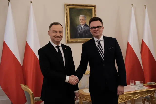 Sz. Hołownia: Mandaty Kamińskiego i Wąsika wygasły. "Decyzja prezydenta nic nie zmienia"