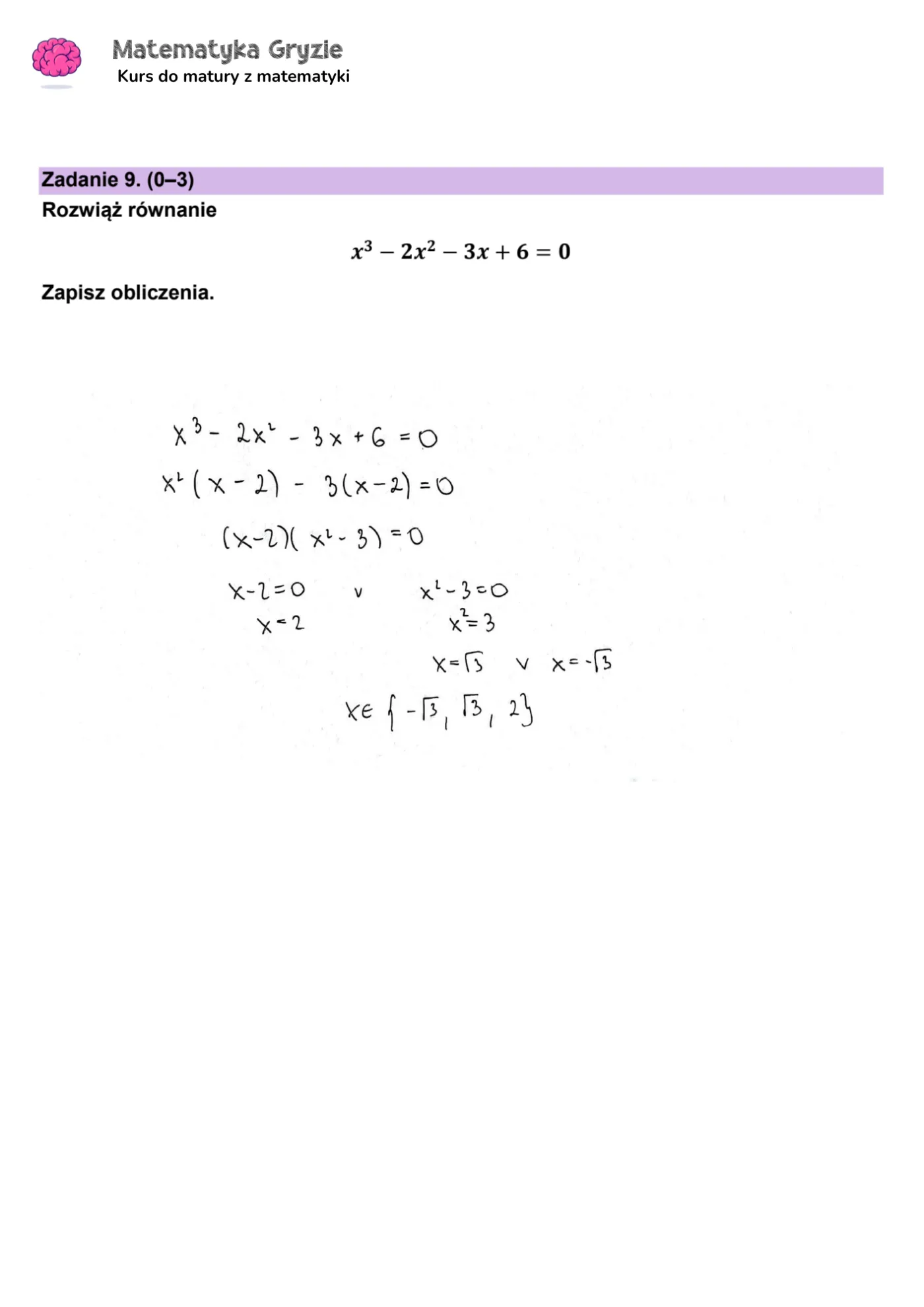 Matura 2024. Matematyka - poziom podstawowy [ARKUSZE CKE i ODPOWIEDZI] 7