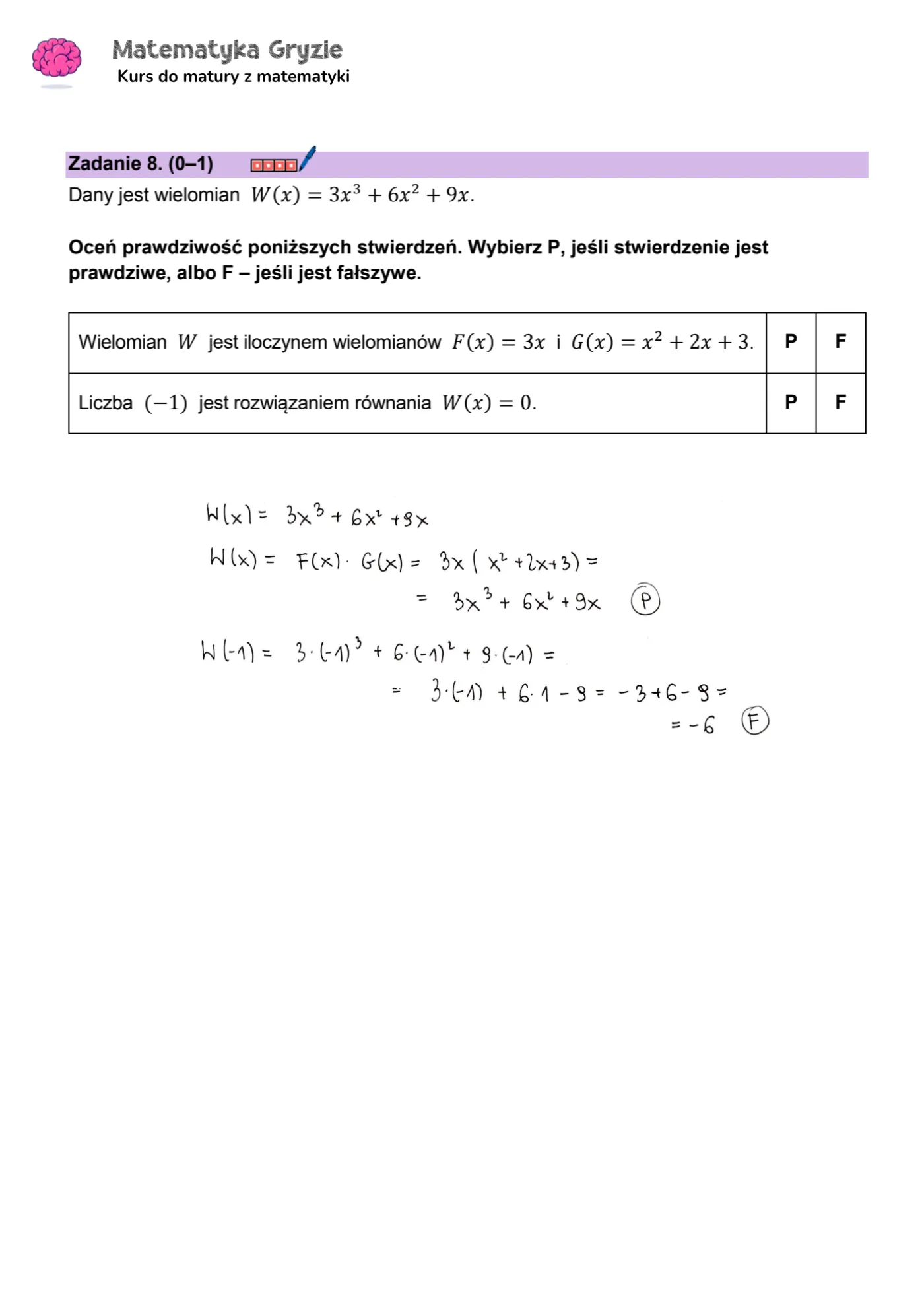 Matura 2024. Matematyka - poziom podstawowy [ARKUSZE CKE i ODPOWIEDZI] 8