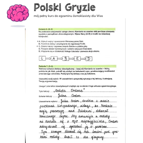Egzamin ósmoklasisty 2024. Język polski [ARKUSZE CKE i ODPOWIEDZI]