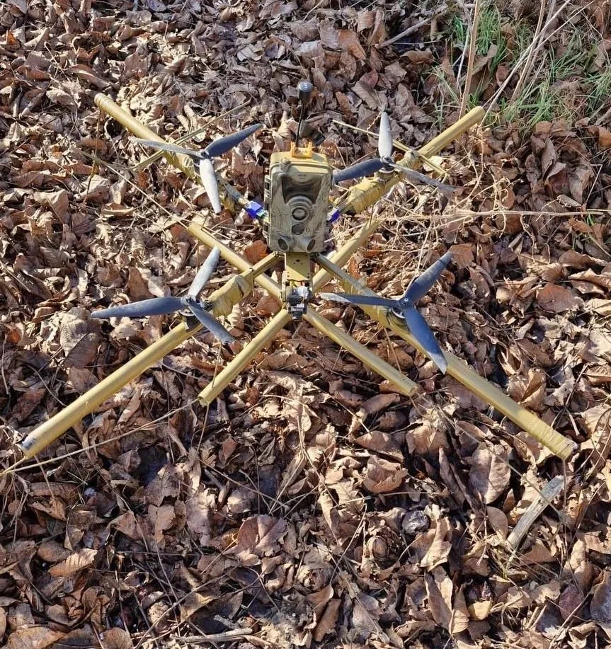 Zdjęcie drona z fotopułapką