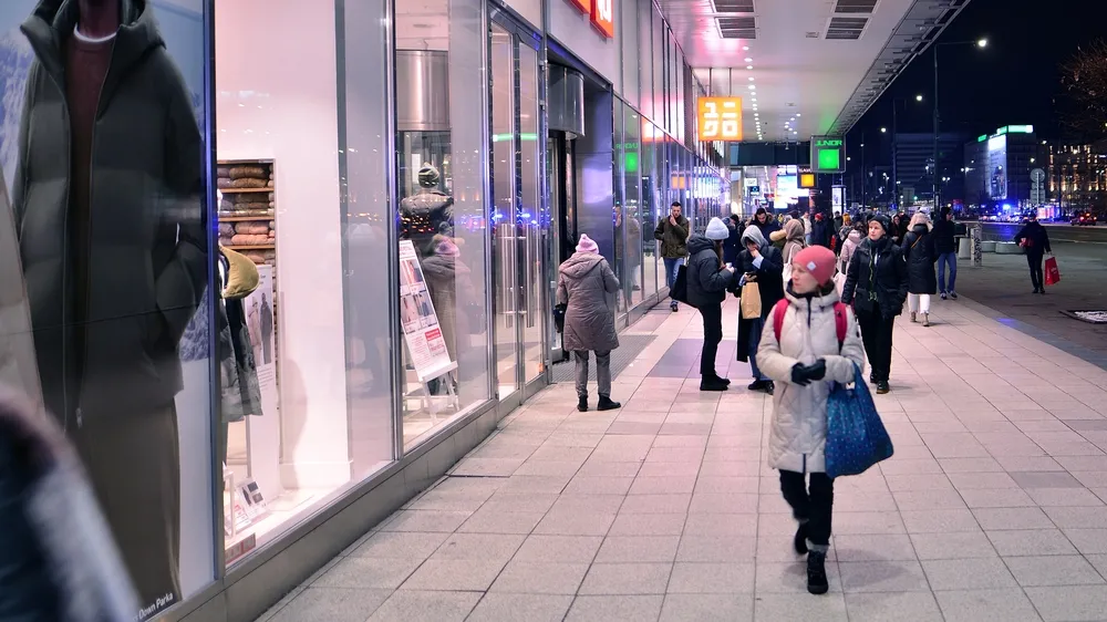 warszawa tłum biznes polska 