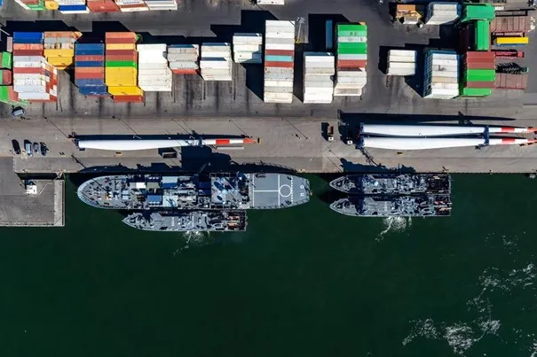 Okręty NATO w porcie Gdańsk