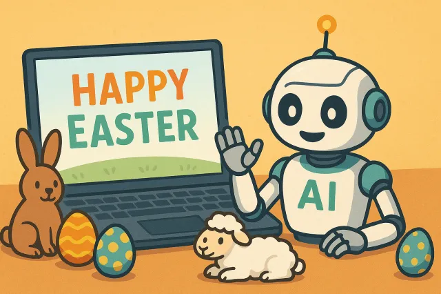 Wielkanoc z AI! Jak szybko napisać życzenia świąteczne?