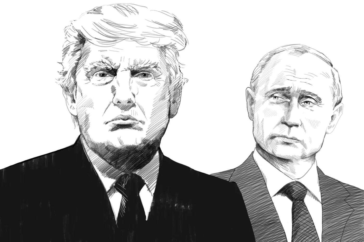 Donald Trump i Władimir Putin