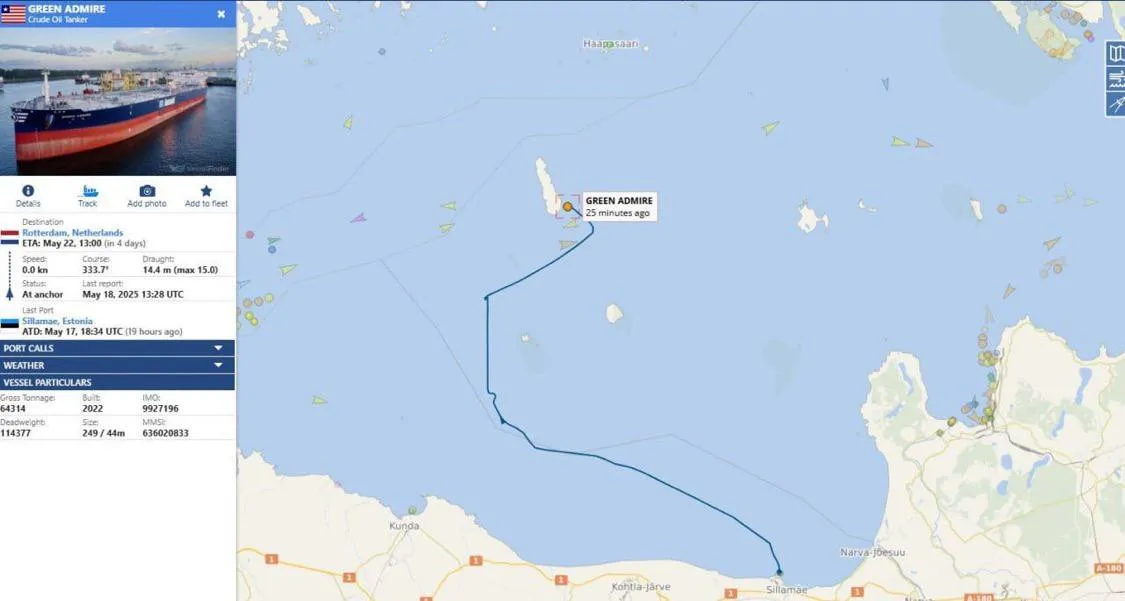 Green Admire Maritime Traffic