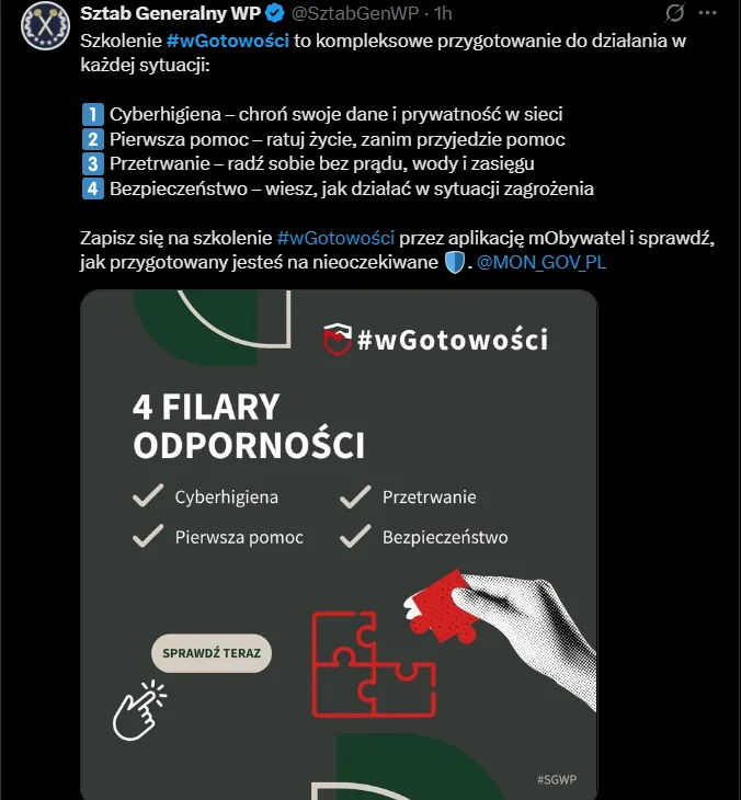 O programie pisze także SG WP.