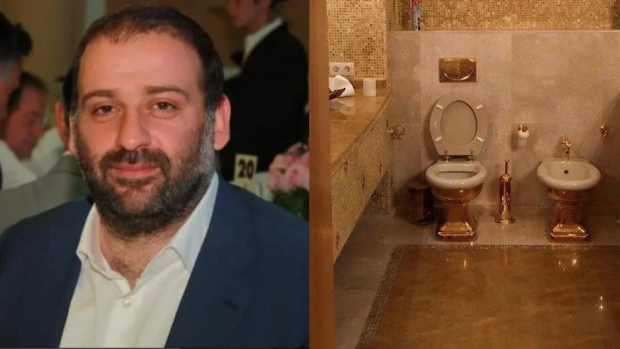 W sieci wizerunek współpracownika Zełenskiego Timura Mindycza, cześto zestawia sie z obrazem złotych toalet - symbolu poziomu skorumpowania ukraińskich elit.cze