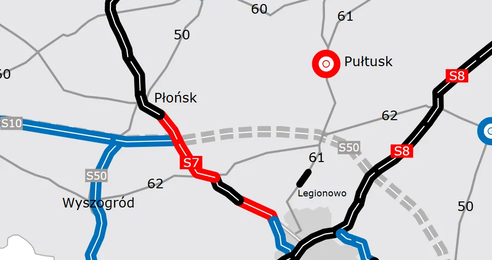 Drogi w budowie na Mazowszu