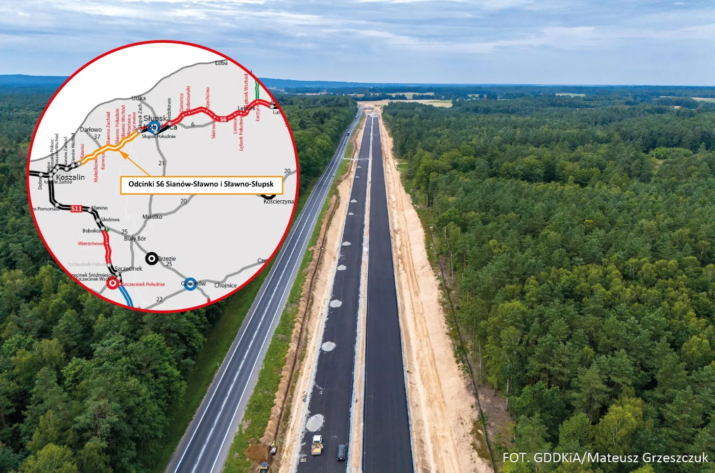 "Trasa Kaszubska" coraz dłuższa. Od poniedziałku będzie można korzystać z nowego odcinka S6 [WIDEO]