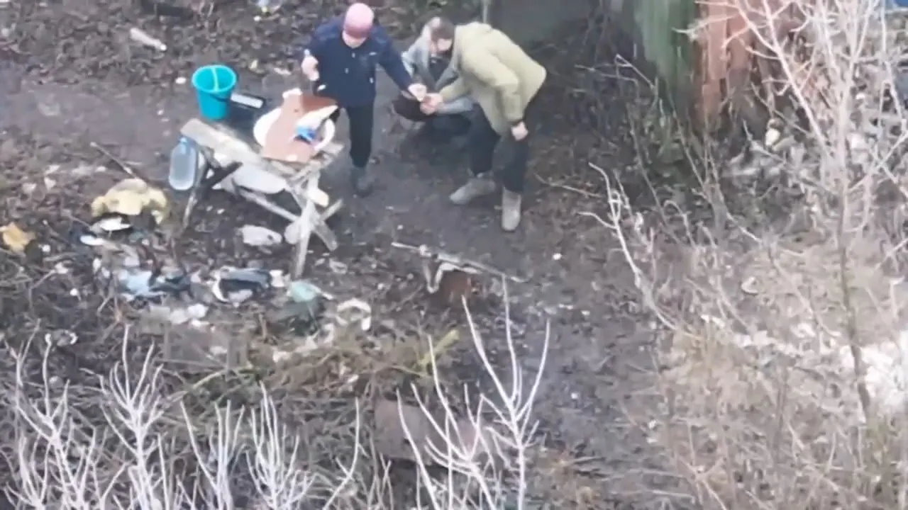 Zdjęcia z rosyjskiego drona