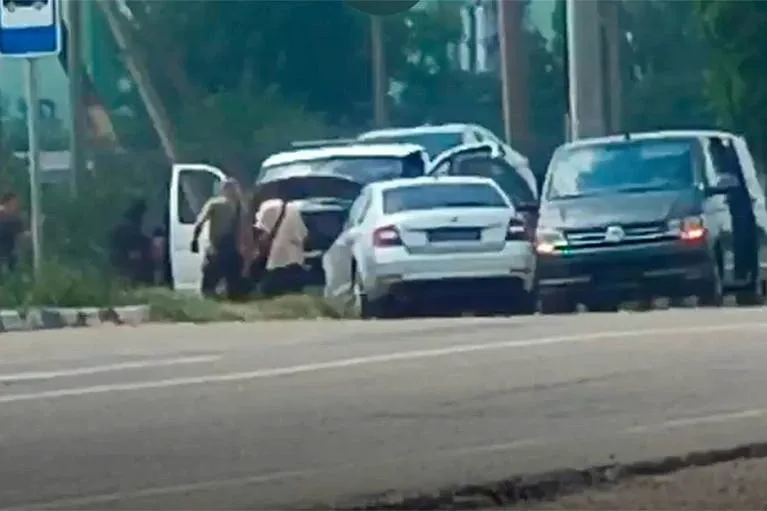 Zatrzymanie samochodu z bombą