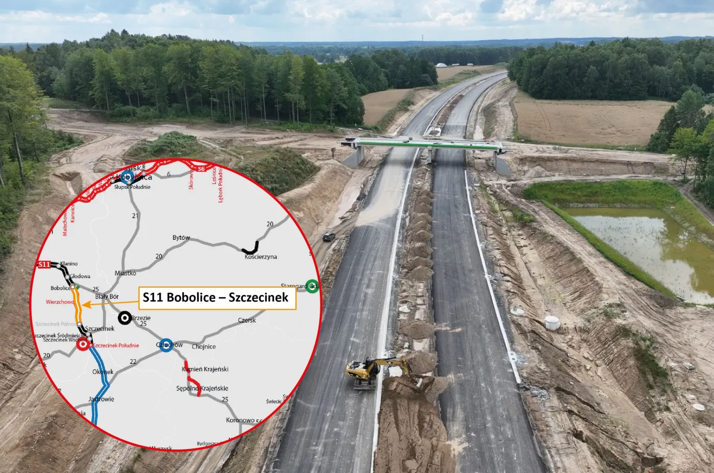 Ze Śląska nad morze coraz szybciej. Budowa ważnej drogi już na półmetku [ZDJĘCIA]