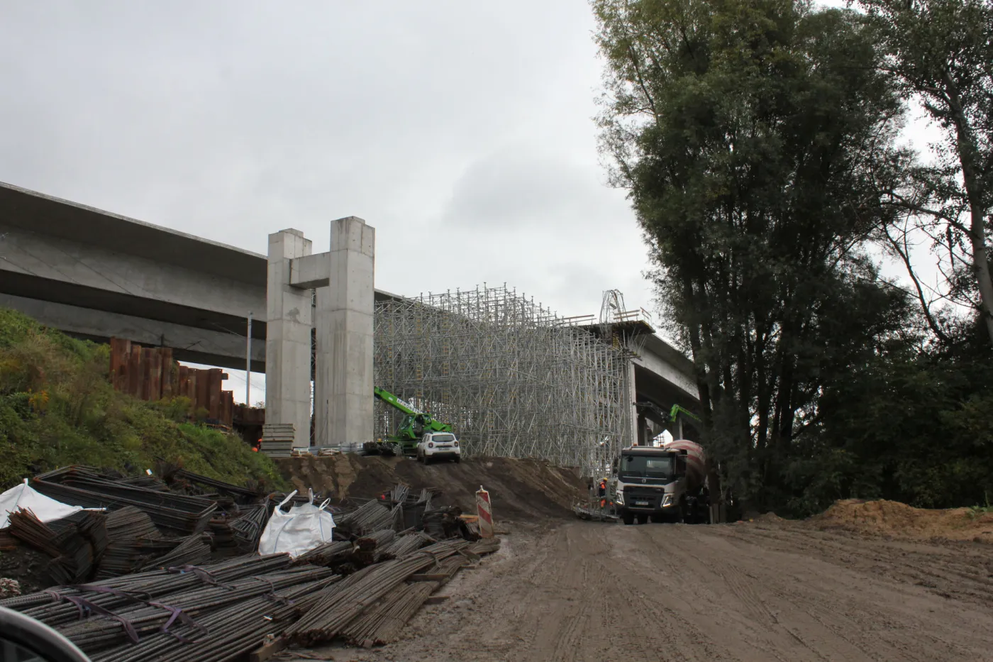 Budowa Węzła Mistrzejowice