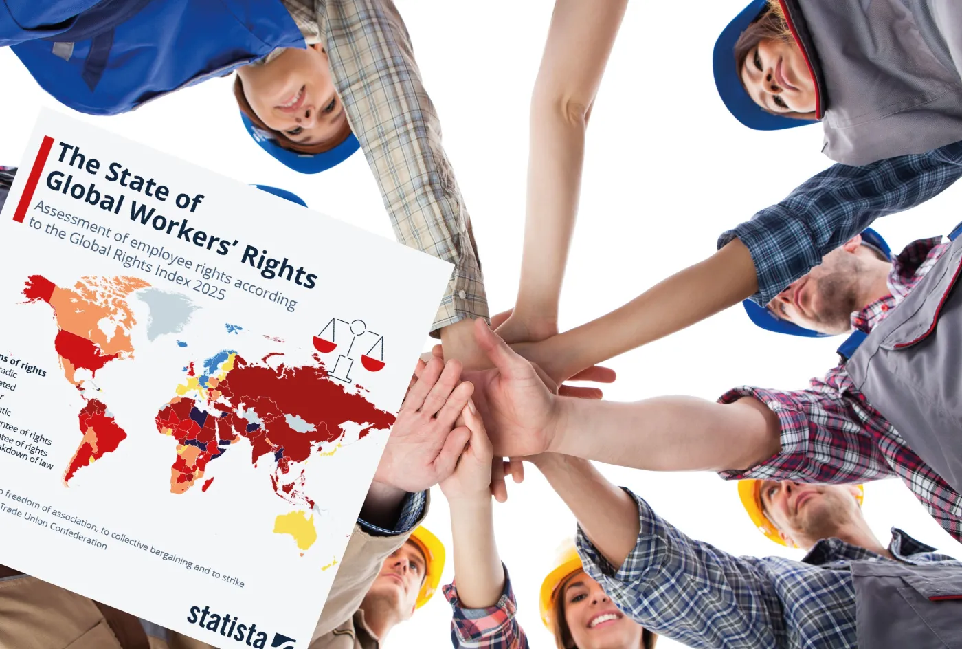 Prawa pracownicze na świecie. W tych krajach jest najgorzej [MAPA]