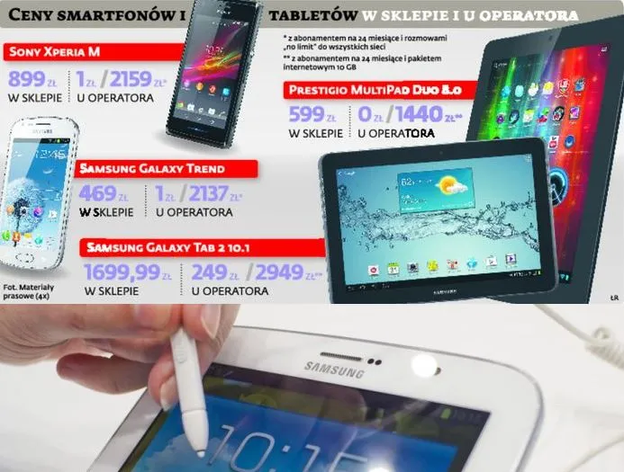 Handel smartfonami i tabletami przenosi się do marketów