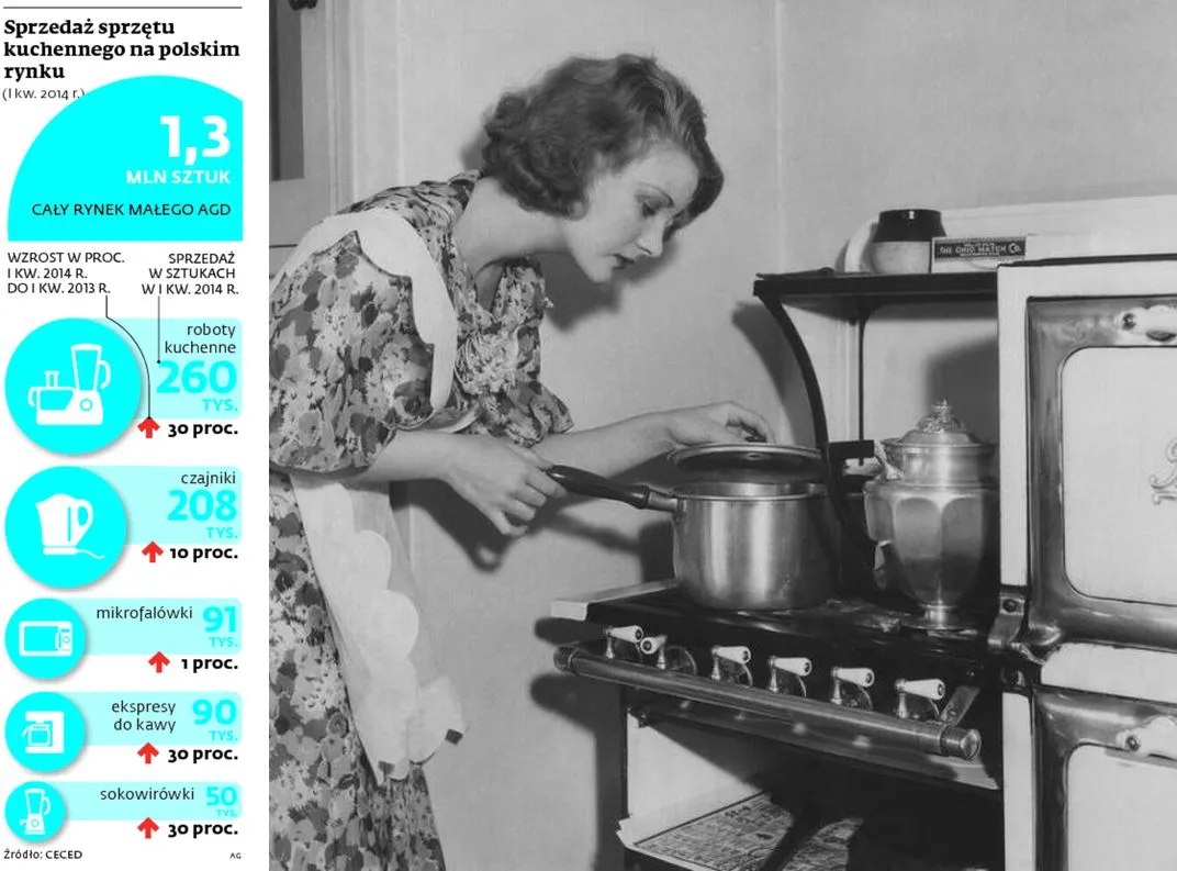 Rewolucja w polskich kuchniach. Sprzedaż sprzętów AGD rośnie lawinowo