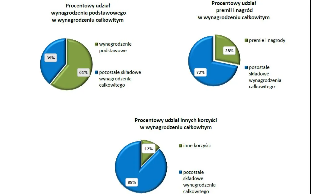 Struktura pakietu wynagrodzeń
