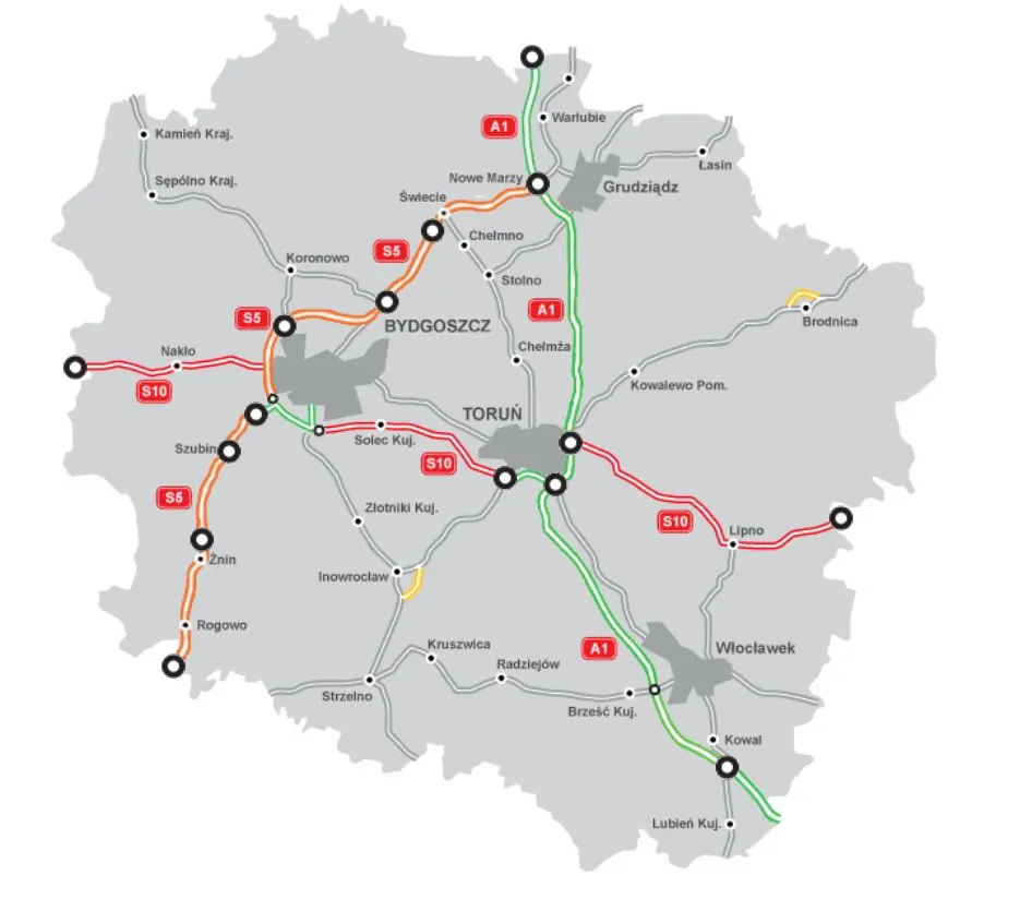 130 km za 2,5 mld zł. GDDKiA podpisała umowy z wykonawcami trasy S5 [MAPA]