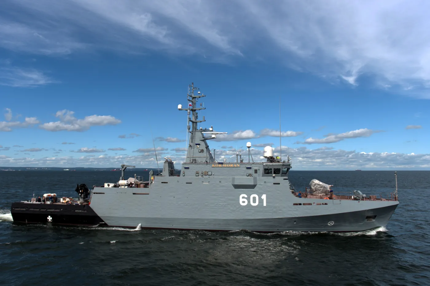 ORP „Kormoran” - pierwszy od 20 lat okręt zbudowany tylko przez polski przemysł [ZDJĘCIA]