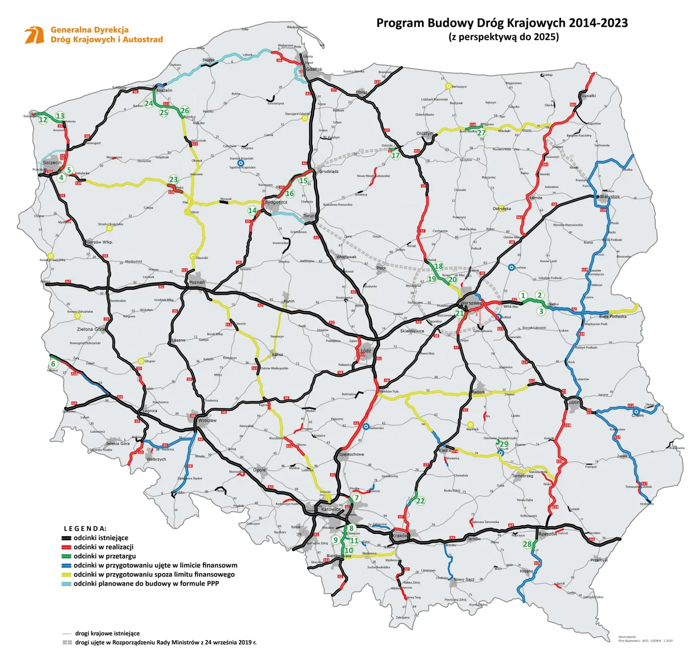 Budowa dróg w Polsce. Oto lista trwających przetargów [MAPA]